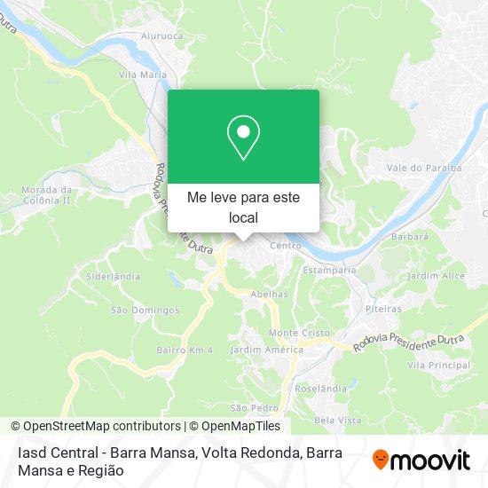 Iasd Central - Barra Mansa mapa