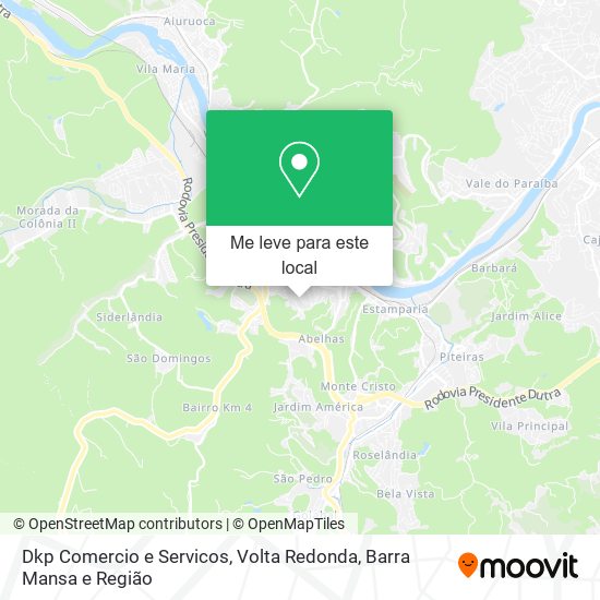 Dkp Comercio e Servicos mapa