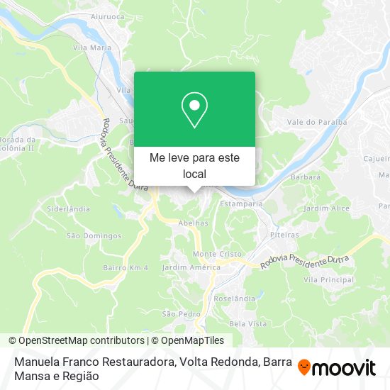 Manuela Franco Restauradora mapa