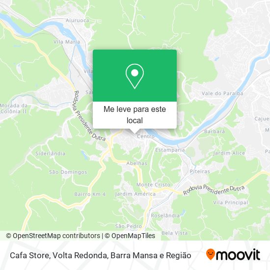 Cafa Store mapa