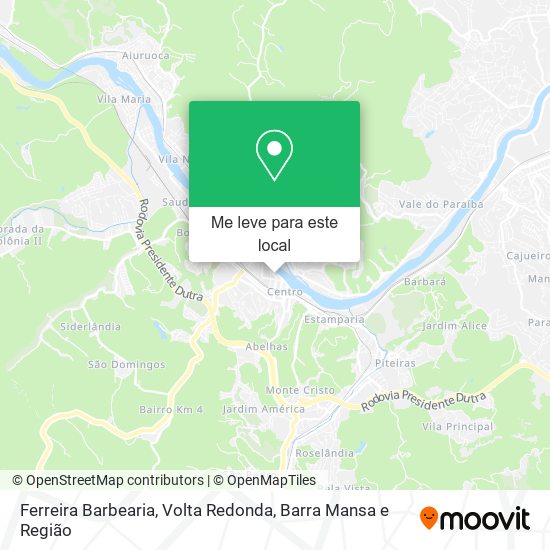 Ferreira Barbearia mapa