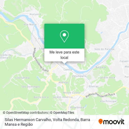Silas Hermanson Carvalho mapa