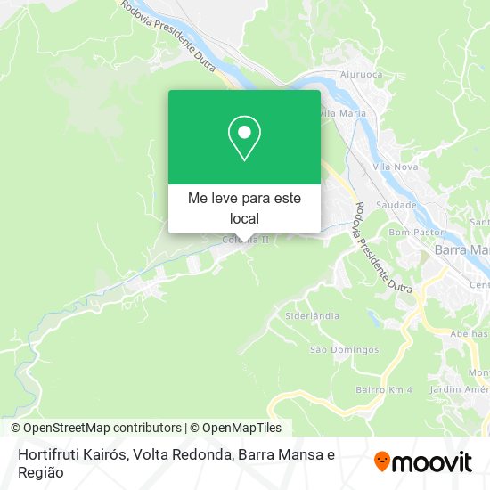 Hortifruti Kairós mapa