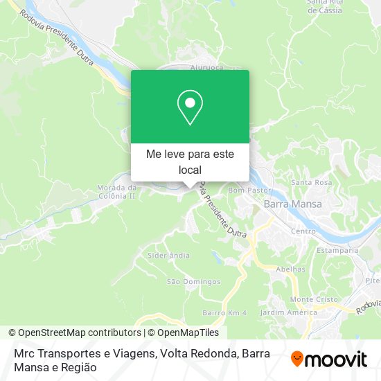 Mrc Transportes e Viagens mapa