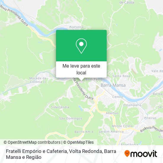 Fratelli Empório e Cafeteria mapa