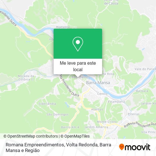 Romana Empreendimentos mapa