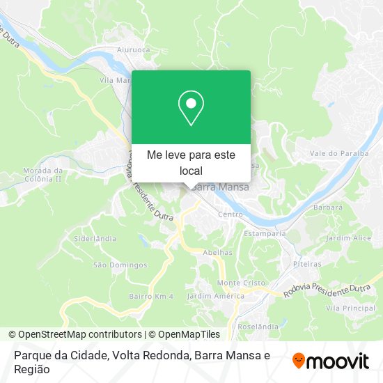 Parque da Cidade mapa