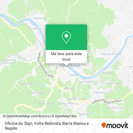 Oficina do Sign mapa