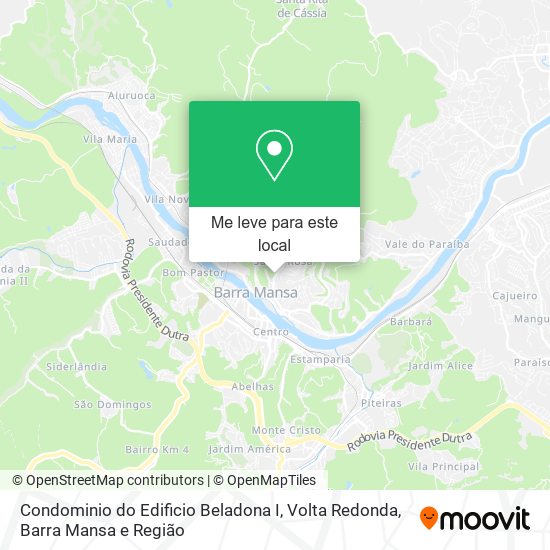 Condominio do Edificio Beladona I mapa