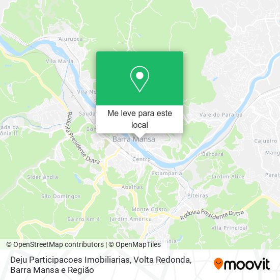 Deju Participacoes Imobiliarias mapa