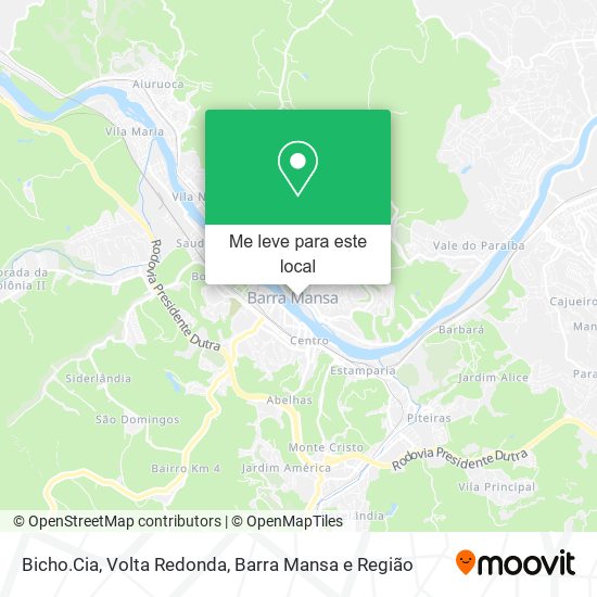 Bicho.Cia mapa