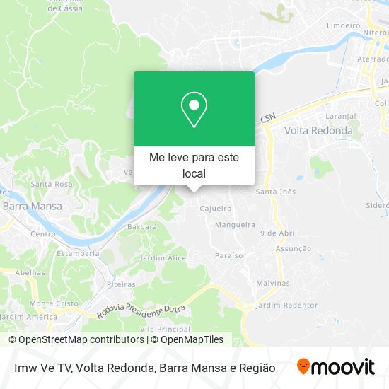 Imw Ve TV mapa