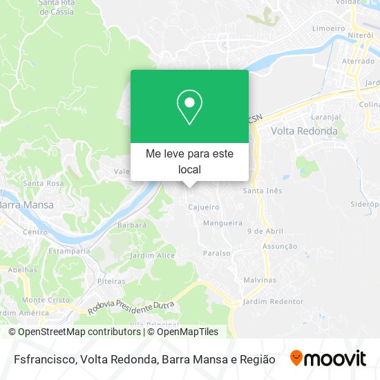 Fsfrancisco mapa