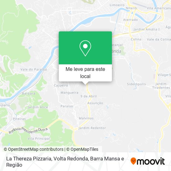 La Thereza Pizzaria mapa