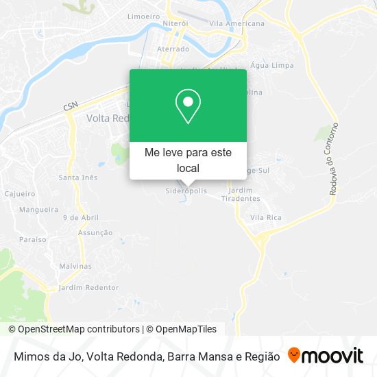Mimos da Jo mapa