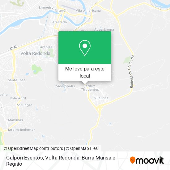 Galpon Eventos mapa