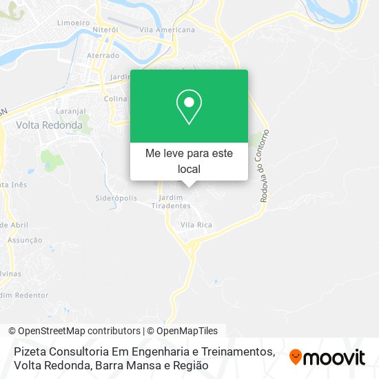 Pizeta Consultoria Em Engenharia e Treinamentos mapa