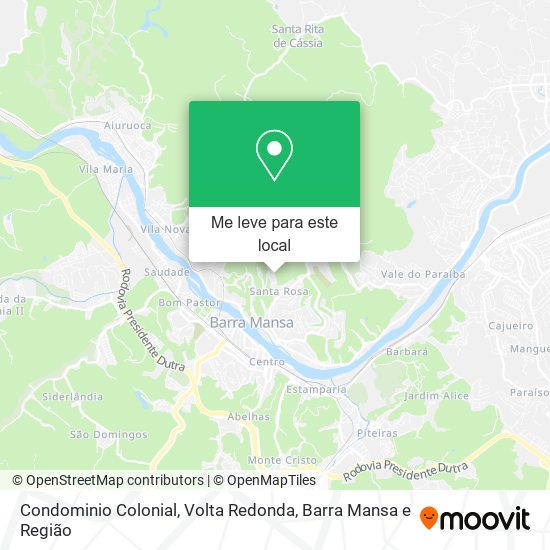 Condominio Colonial mapa