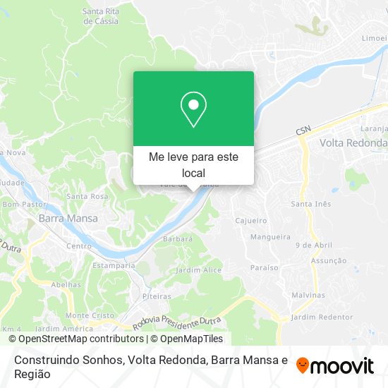 Construindo Sonhos mapa