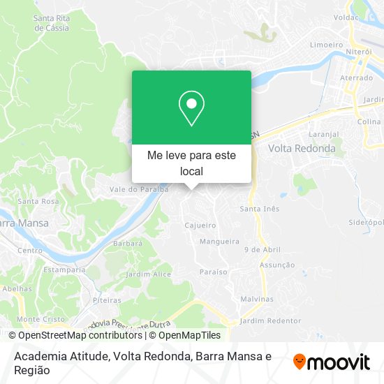 Academia Atitude mapa