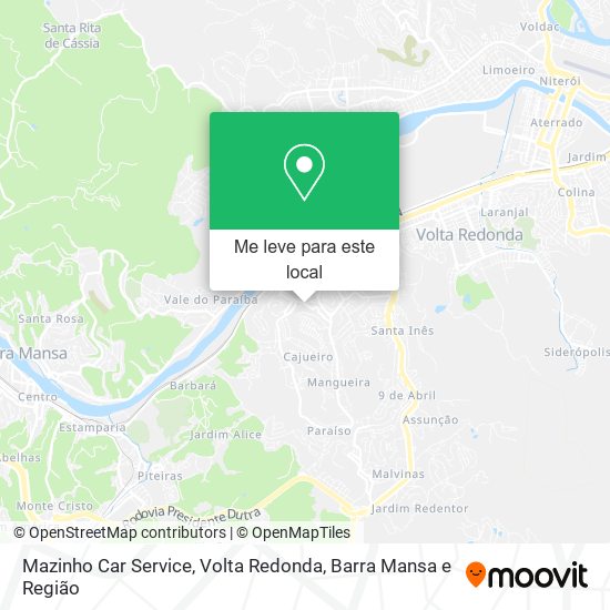 Mazinho Car Service mapa