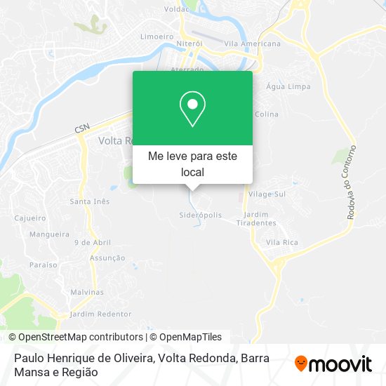 Paulo Henrique de Oliveira mapa