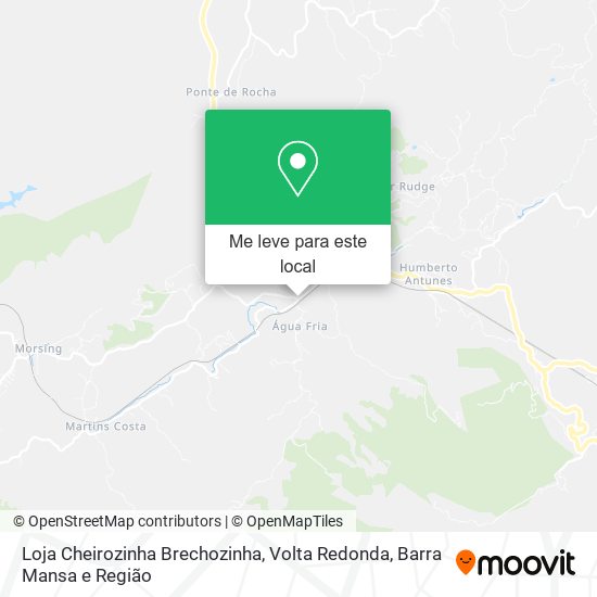 Loja Cheirozinha Brechozinha mapa