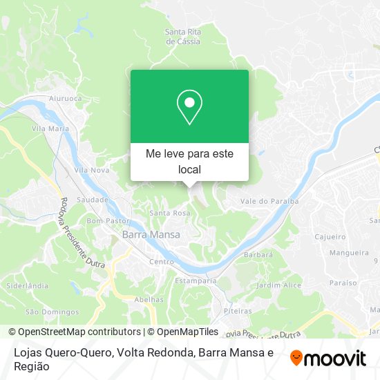 Lojas Quero-Quero mapa