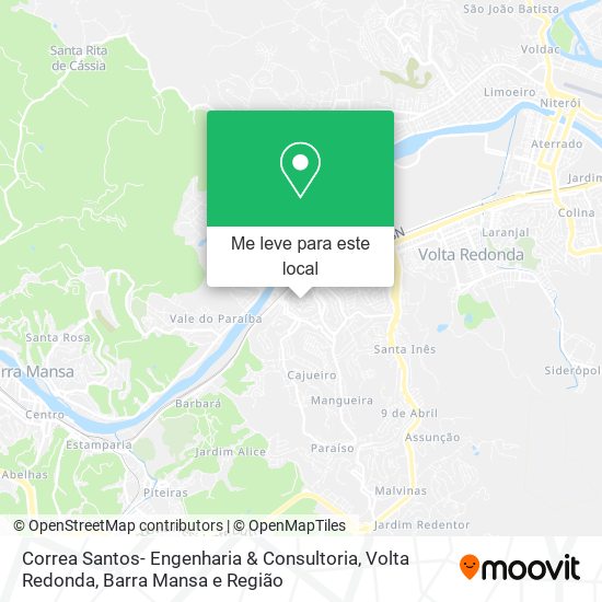 Correa Santos- Engenharia & Consultoria mapa