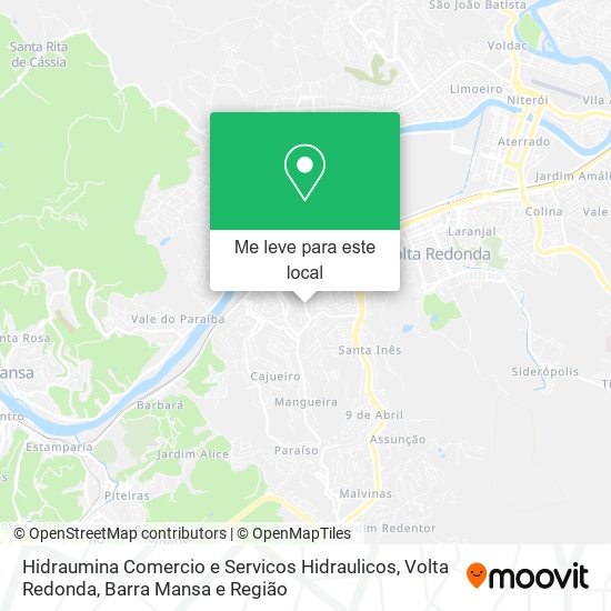 Hidraumina Comercio e Servicos Hidraulicos mapa