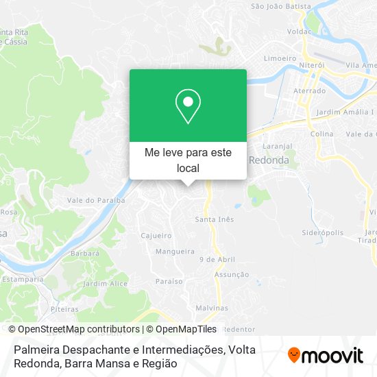 Palmeira Despachante e Intermediações mapa