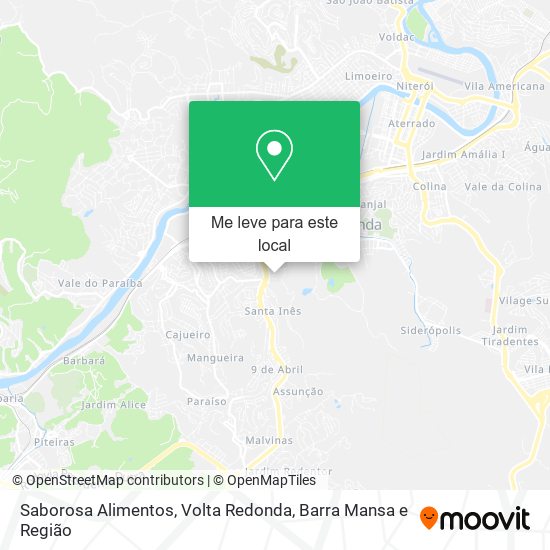 Saborosa Alimentos mapa