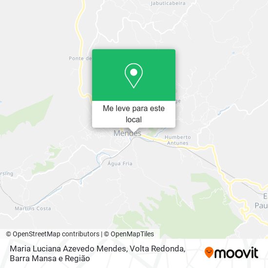 Maria Luciana Azevedo Mendes mapa