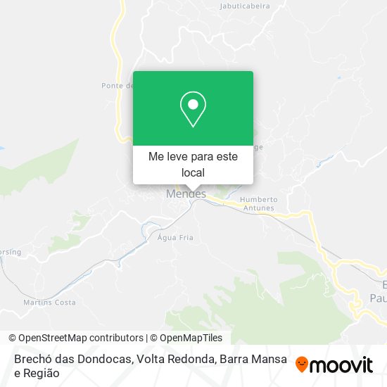Brechó das Dondocas mapa