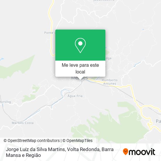 Jorge Luíz da Silva Martins mapa