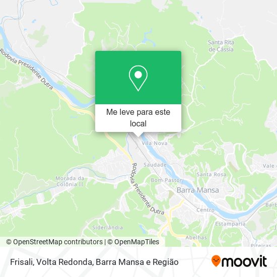 Frisali mapa