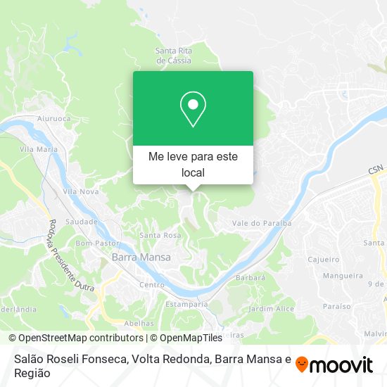 Salão Roseli Fonseca mapa