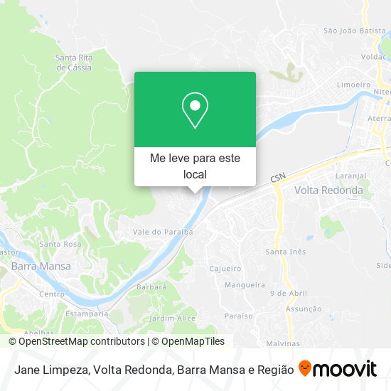 Jane Limpeza mapa