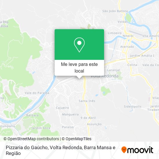 Pizzaria do Gaúcho mapa