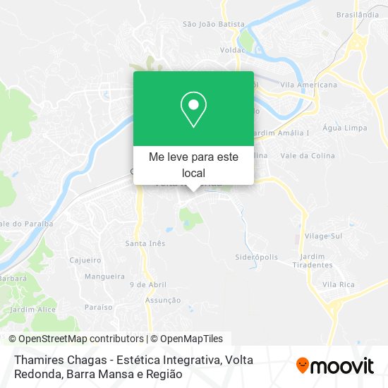 Thamires Chagas - Estética Integrativa mapa