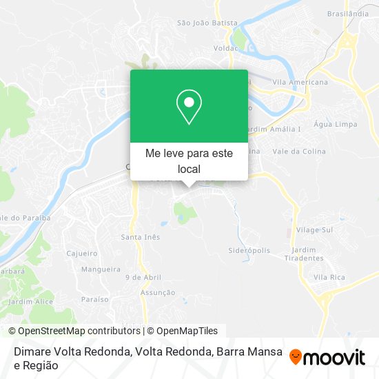 Dimare Volta Redonda mapa