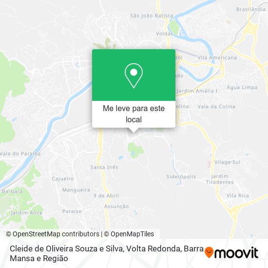 Cleide de Oliveira Souza e Silva mapa