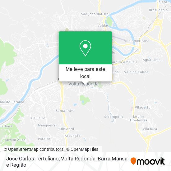 José Carlos Tertuliano mapa