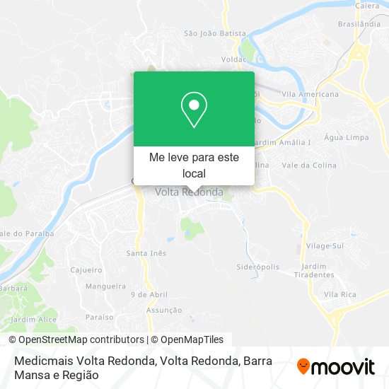 Medicmais Volta Redonda mapa