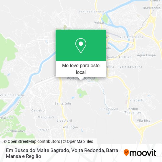 Em Busca do Malte Sagrado mapa