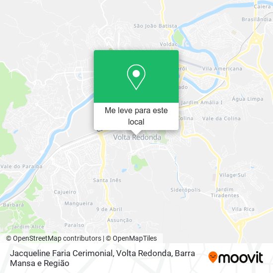 Jacqueline Faria Cerimonial mapa