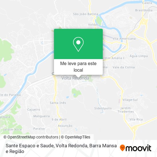 Sante Espaco e Saude mapa