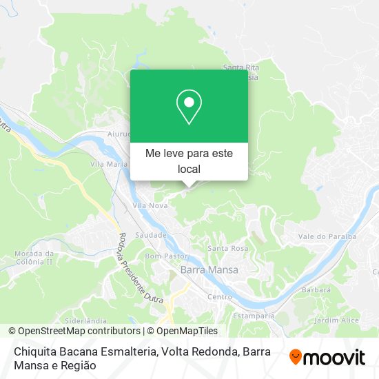 Chiquita Bacana Esmalteria mapa