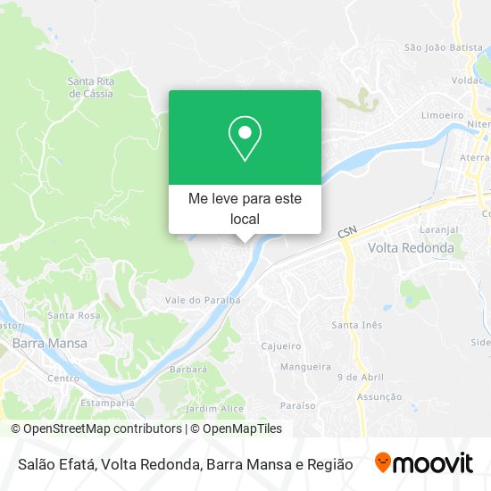 Salão Efatá mapa