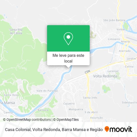 Casa Colonial mapa